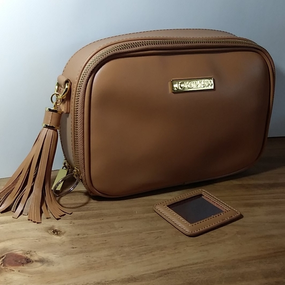 Joy & Iman Handbags - Leather "Joy & Iman" crossbody bag